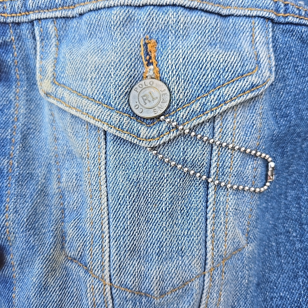Classic Polo Blue Denim Jacket - Picture 5 of 5